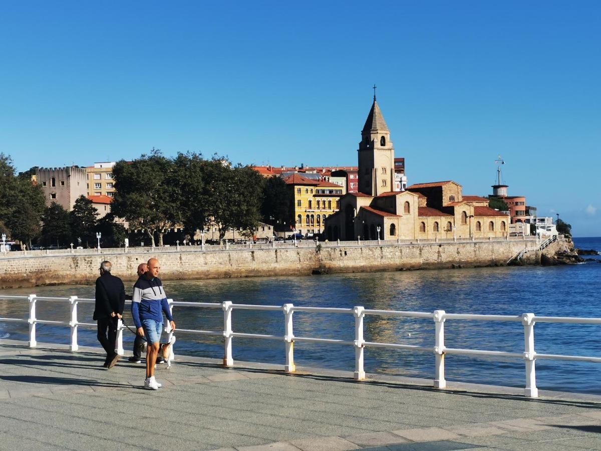 Apartamento Gijon Los Campos Bagian luar foto